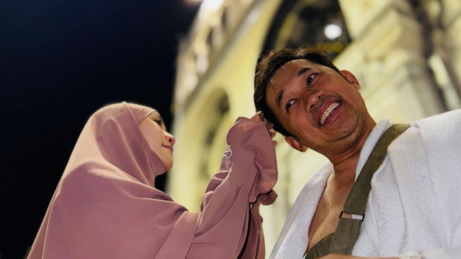Hanung Bramantyo dan Zaskia Adya Mecca (Instagram @hanungbramantyo)